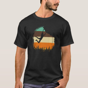Camiseta Mou de escalada gráfica retro con pepino rocoso