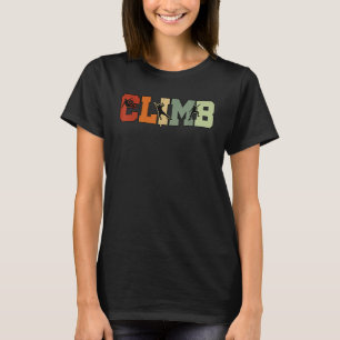 Camiseta Mou de escalada gráfica retro con pepino rocoso