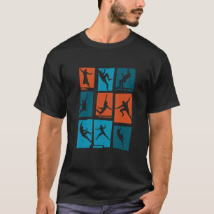 Camiseta Mou de escalada gráfica retro con pepino rocoso
