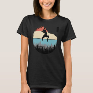 Camiseta Mou de escalada gráfica retro con pepino rocoso