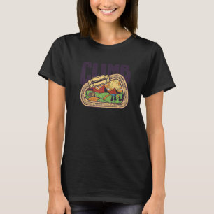 Camiseta Mou de escalada gráfica retro con pepino rocoso