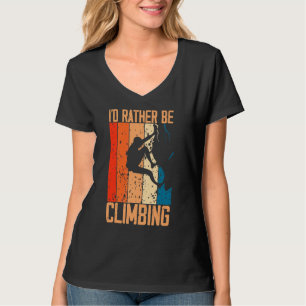 Camiseta Mou de escalada retro vintage Bouldering Rock Clim