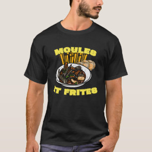 Camiseta Moules Et Frites Navidades Stocking Stuffer Moules
