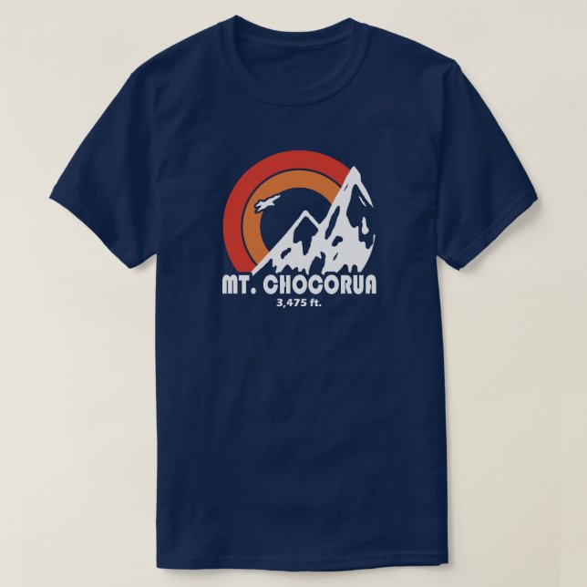 Camiseta Mount Chocorua New Hampshire Sun Eagle (Diseño del anverso)