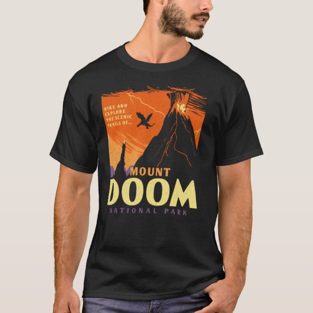 Camiseta MOUNT DOOM NATIONAL PARK  Classic T-Shirt (Anverso)