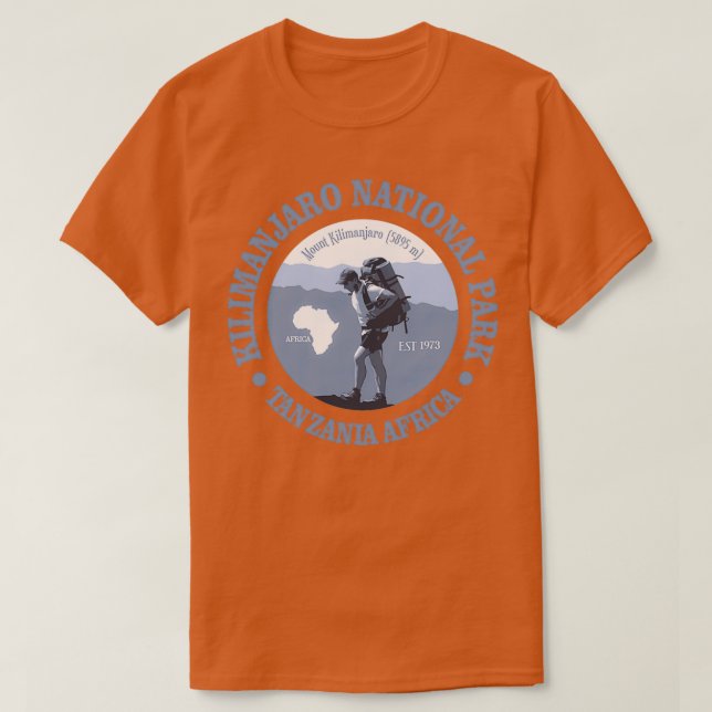 Camiseta Mount Kilimanjaro BG (Diseño del anverso)