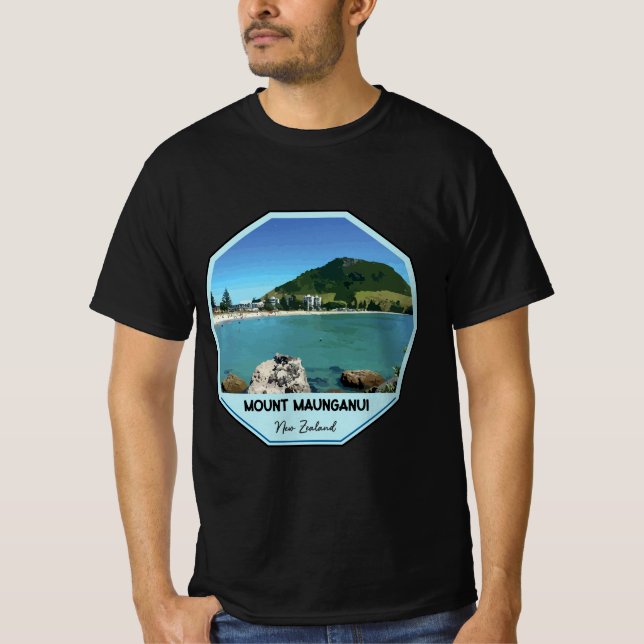 Camiseta mount maunganui nueva Zelanda (Anverso)