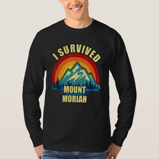 Camiseta Mount Moriah Hiking Mountian Climbing (Anverso)