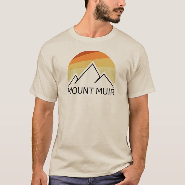 Camiseta Mount Muir California Retro (Anverso)