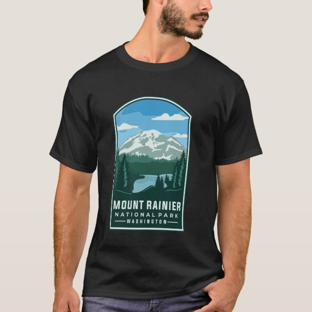 Camiseta Mount Rainier National Park Washington (Anverso)