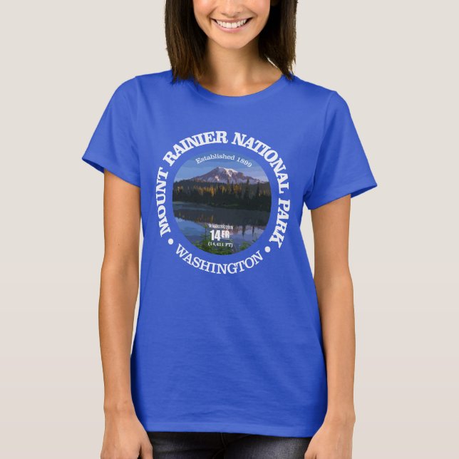Camiseta Mount Rainier NP2 (Anverso)