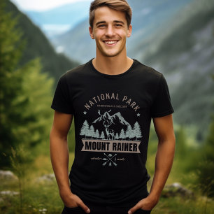 Camiseta Mount Rainier Wilderness Deer Graphic
