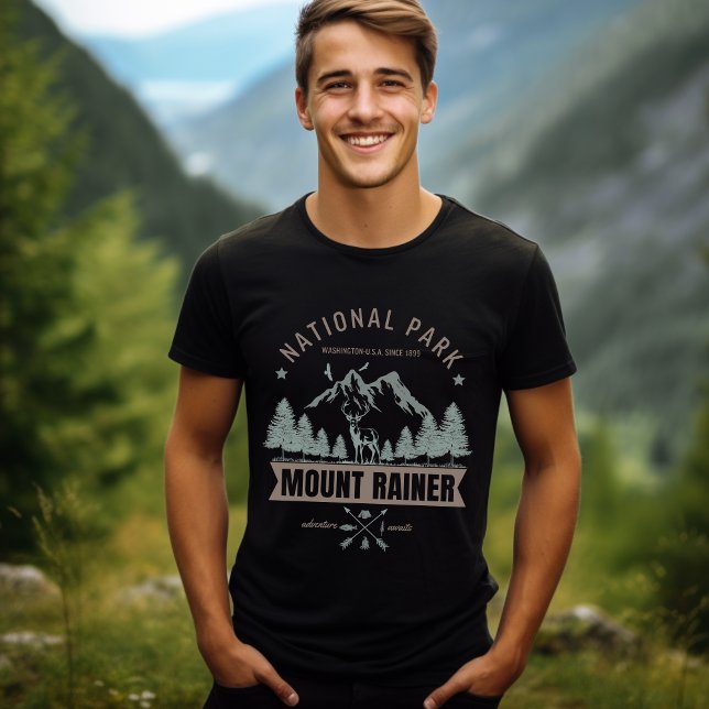 Camiseta Mount Rainier Wilderness Deer Graphic  (Subido por el creador)