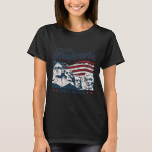 Camiseta Mount Rushmore 4 de julio celebrando la bandera de