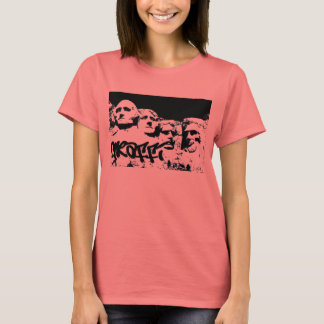 Camiseta mount rushmore graffiti
