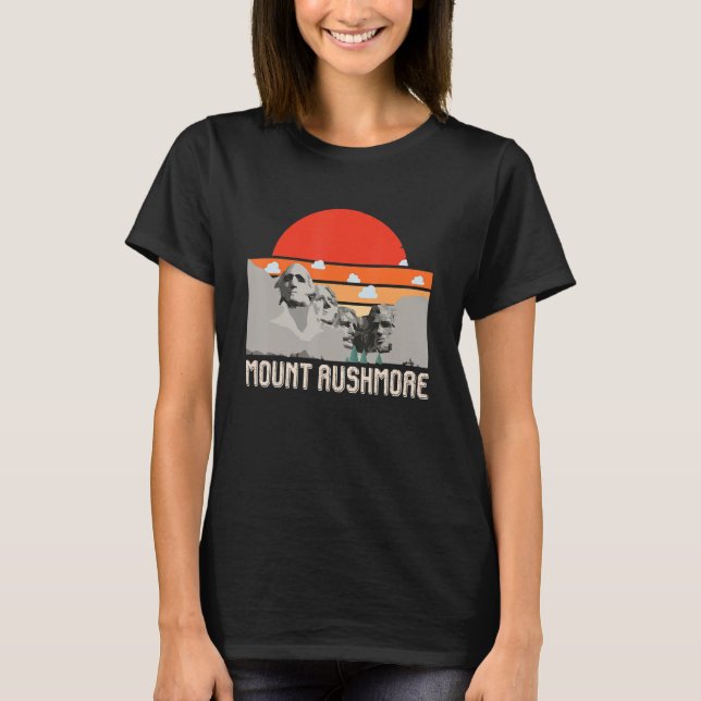 Camiseta Mount Rushmore Sunrise En Dakota Del Sur (Anverso)