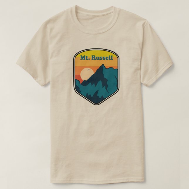 Camiseta Mount Russell California Sunrise (Diseño del anverso)