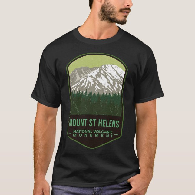 Camiseta Mount Saint Helens National Volcanic Monument (Anverso)