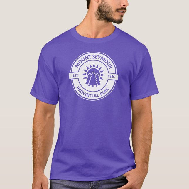 Camiseta Mount Seymour Provincial Park Sun Trees (Anverso)