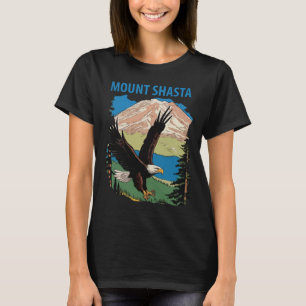 Camiseta Mount Shasta California Águila Retro Viaje