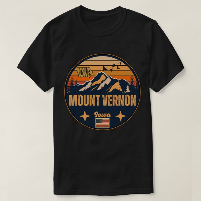 Camiseta Mount Vernon, Iowa (Diseño del anverso)
