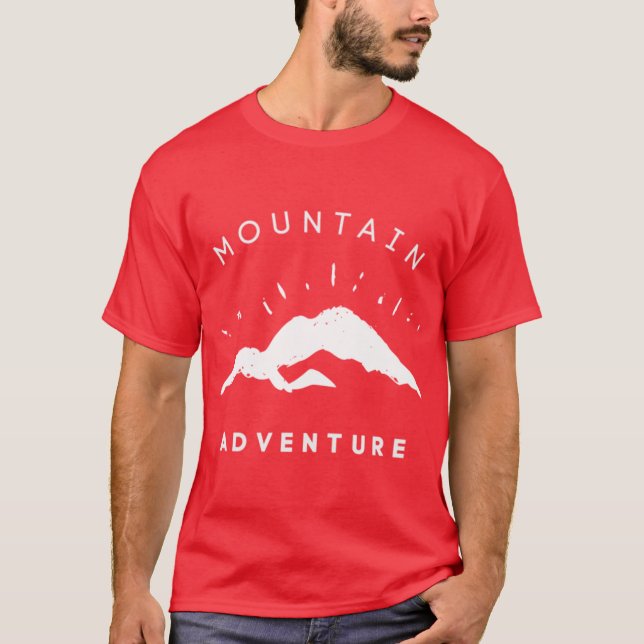 Camiseta Mountain Adventure Outr Hiking Active friends (Anverso)