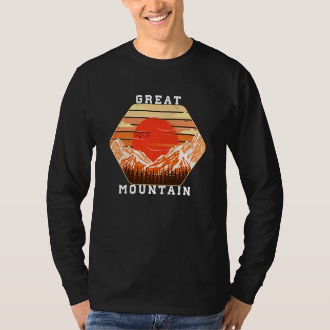 Camiseta Mountain and Forest Scene  50 (Anverso)