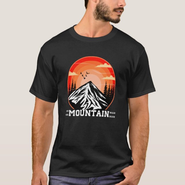 Camiseta Mountain and Forest Scene  74 (Anverso)