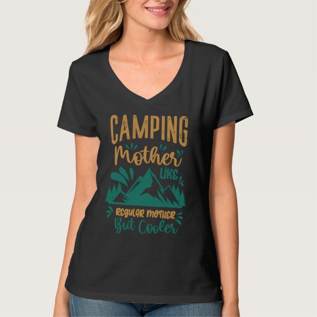 Camiseta Mountain and Forest Scene Silhouette  28 (Anverso)