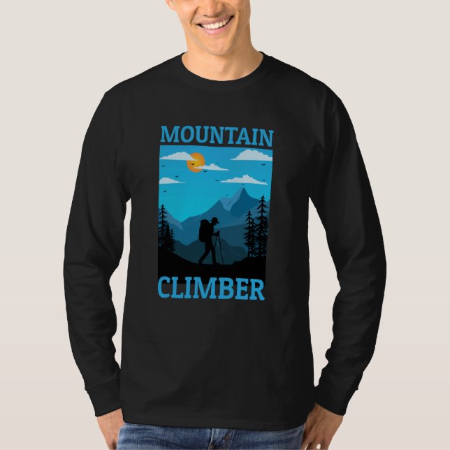 Camiseta Mountain and Forest Scene Silhouette  49 (Anverso)