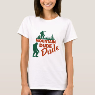 Camiseta "Mountain Babe Bigfoot Senking Tee - Funny Sasquat