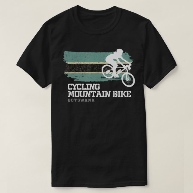Camiseta Mountain Bike Botswana MTB Biker Biking Womens cat (Diseño del anverso)