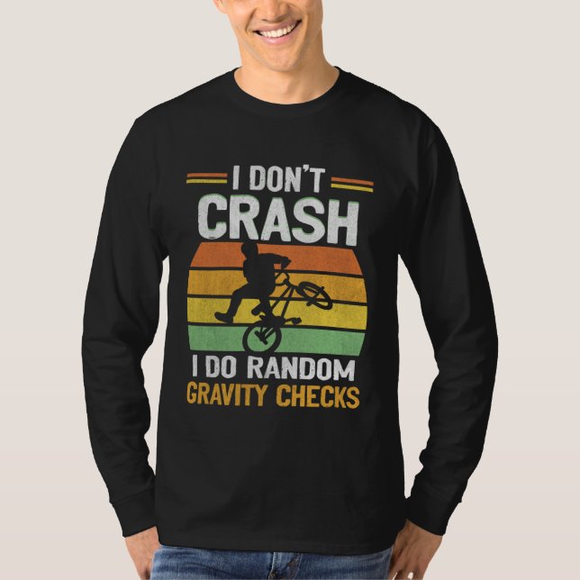 Camiseta Mountain bike  gravity check  stunts 3 (Anverso)