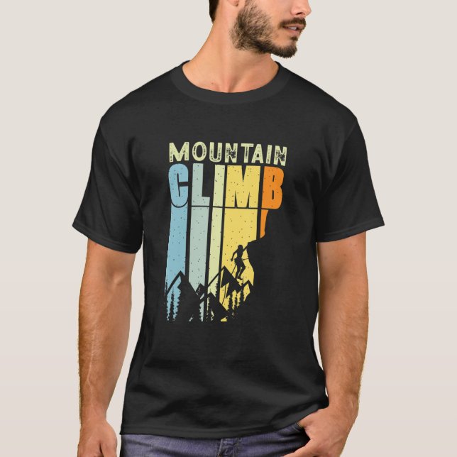 Camiseta Mountain Climb Alpine Outdoor Rock Mt Everest Clim (Anverso)