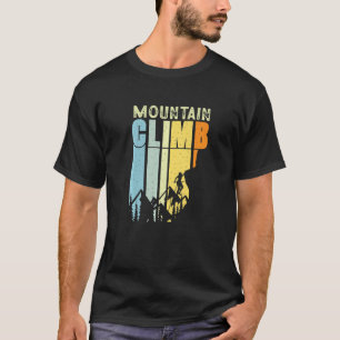 Camiseta Mountain Climb Alpine Outdoor Rock Mt Everest Clim