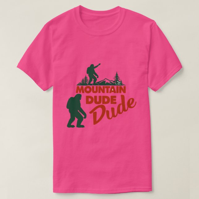 Camiseta Mountain Dude Bigfoot Senking Adventure T-Shirt -  (Diseño del anverso)