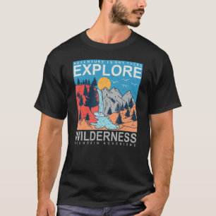 Camiseta Mountain Explorer Wilderness Outdoor LandScape adv