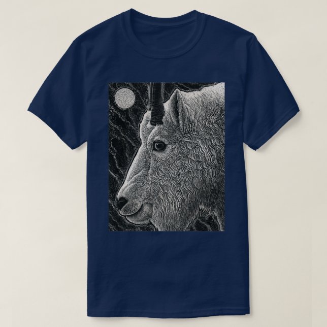 Camiseta Mountain Goat Long (Diseño del anverso)