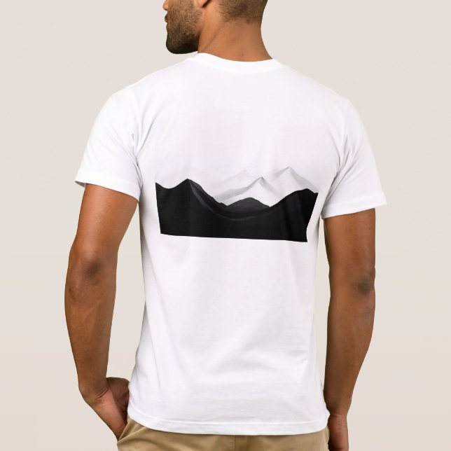 Camiseta Mountain graphic t-shirt, perfect for nature lover (Reverso)