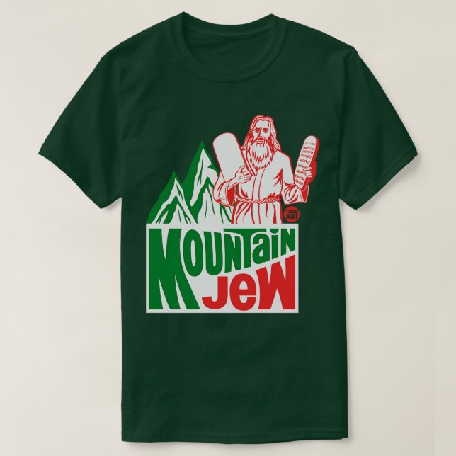 CAMISETA MOUNTAIN JEW (Diseño del anverso)