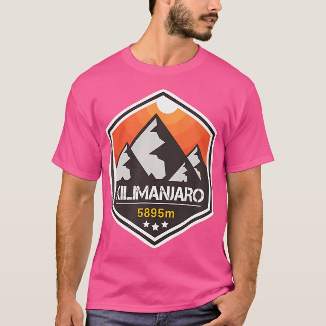 Camiseta Mountain Kilimanjaro 5540M Profesión De Senderismo (Anverso)