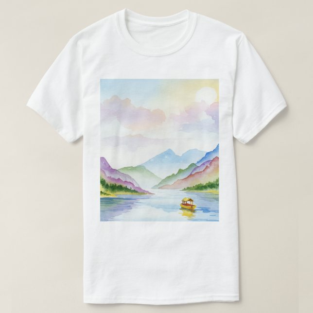Camiseta Mountain landscape (Diseño del anverso)