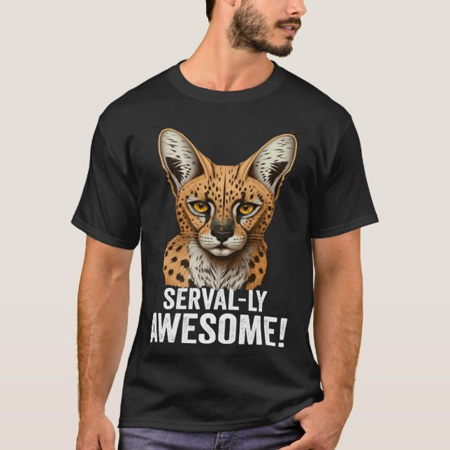 Camiseta Mountain Lion Ohio Wild Cat Amiry Serval Cat (Anverso)