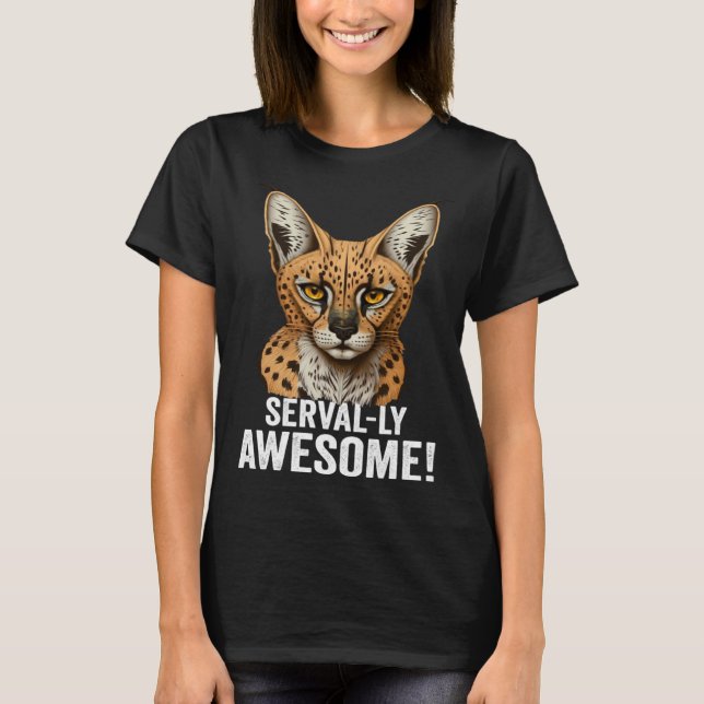 Camiseta Mountain Lion Ohio Wild Cat Amiry Serval Cat (Anverso)