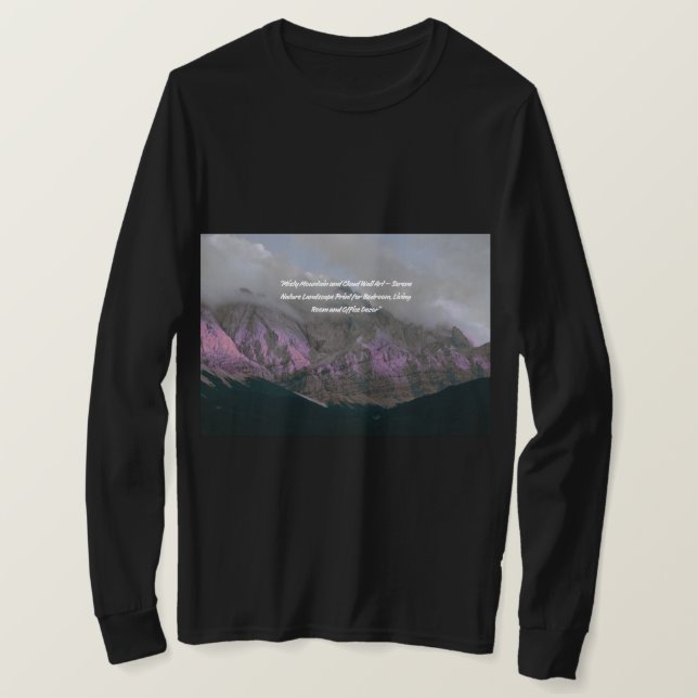 Camiseta Mountain Natural Image - Scenic Landscape  (Anverso del diseño)