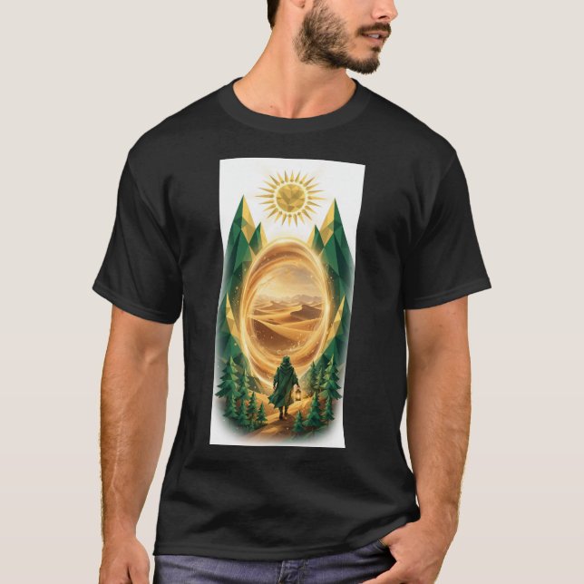 Camiseta Mountain Portal — Summit Crest (Anverso)