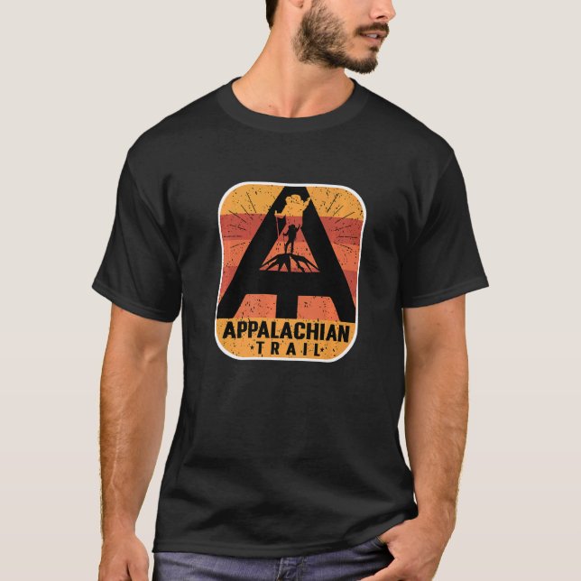 Camiseta Mountain range Appalachian Trail Hiking Hike trail (Anverso)