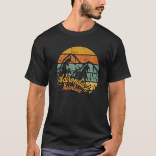 Camiseta Mountain Retro Camping Adirondack Senderismo Natur