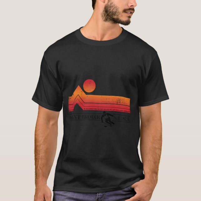 Camiseta Mountain Sunset (Anverso)