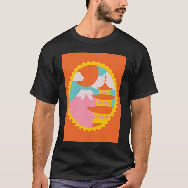 Camiseta Mountain Sunset (Anverso)